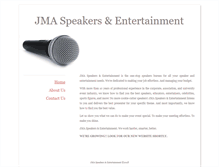 Tablet Screenshot of jmaspeakers.com